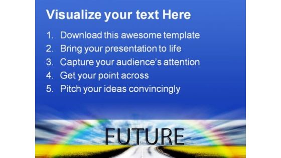 Future Nature PowerPoint Template 0510
