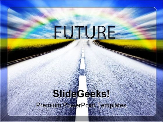 Future Nature PowerPoint Template 0510
