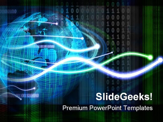 Futurisic Map With Code Globe PowerPoint Templates And PowerPoint Backgrounds 0411
