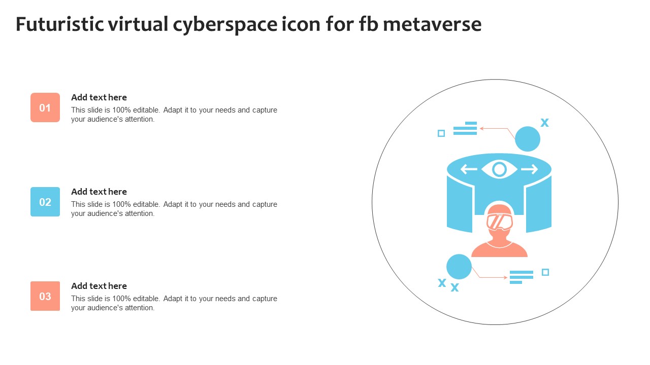 Futuristic Virtual Cyberspace Icon For Fb Metaverse Structure Pdf
