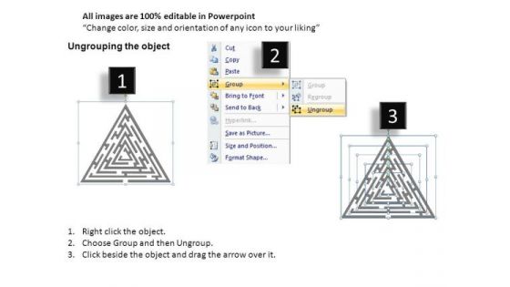 Game Labyrinth Miscellaneous PowerPoint Slides And Ppt Diagram Templates
