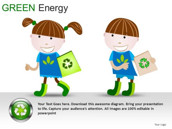 Game Pieces Green Energy PowerPoint Slides And Ppt Diagram Templates