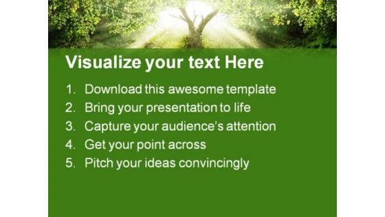 Garden Eden Nature PowerPoint Templates And PowerPoint Backgrounds 0411