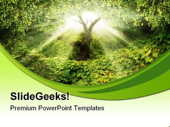 Garden Eden Nature PowerPoint Themes And PowerPoint Slides 0411