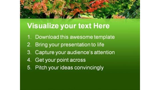 Garden Pathway Nature PowerPoint Themes And PowerPoint Slides 0411