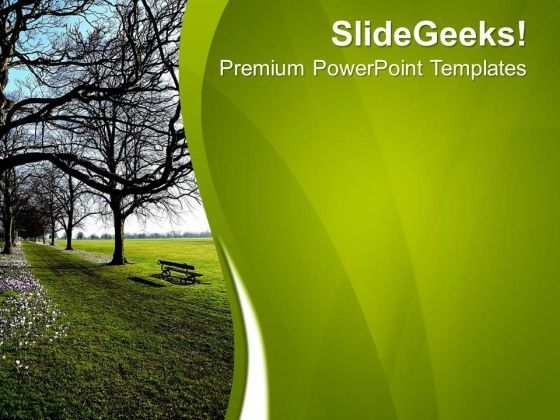 Garden Picture With Green Background PowerPoint Templates Ppt Backgrounds For Slides 0713