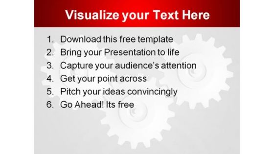 Gear Wheels PowerPoint Template