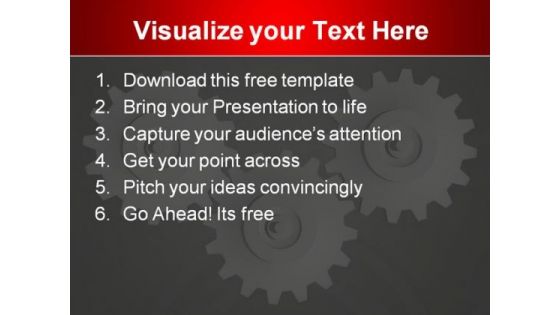 Gear Wheels PowerPoint Template