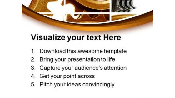 Gears Composition Industrial PowerPoint Themes And PowerPoint Slides 0411