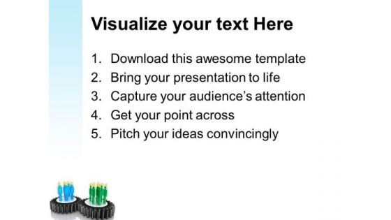 Gears Construction Teamwork PowerPoint Templates And PowerPoint Themes 0512