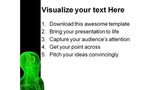 Gears Head People PowerPoint Template 0610