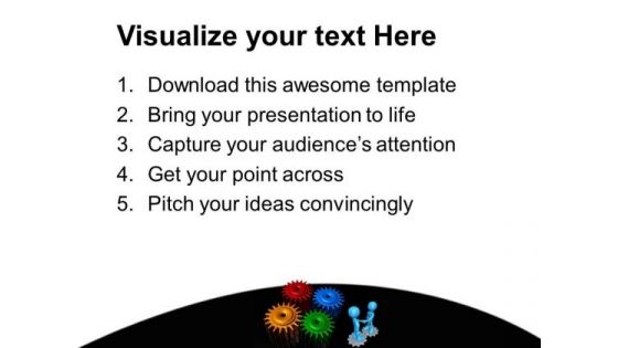 Gears Teamwork Help Signs PowerPoint Templates And PowerPoint Themes 0612
