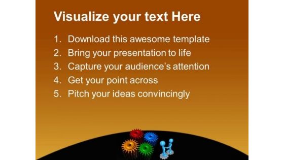 Gears Teamwork Help Signs PowerPoint Templates And PowerPoint Themes 0612