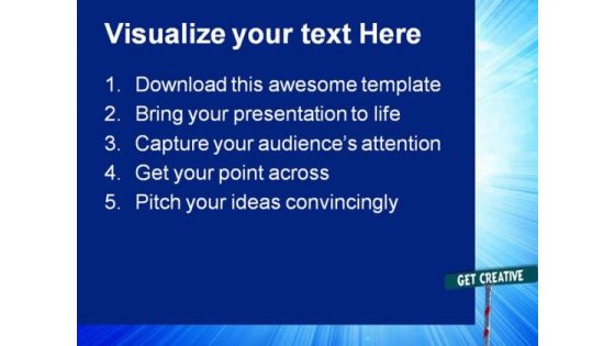 Get Creative Metaphor PowerPoint Themes And PowerPoint Slides 0911