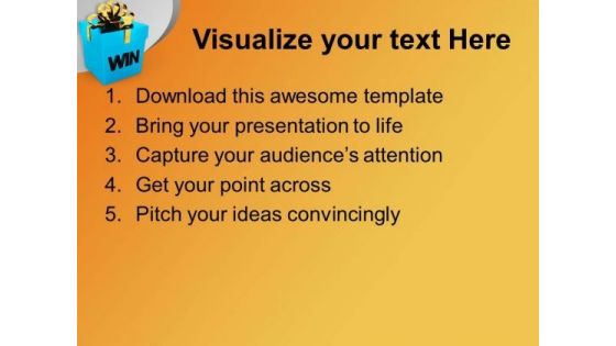 Gift For Special Occasion PowerPoint Templates Ppt Backgrounds For Slides 0413