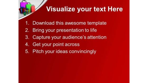 Gifts And Shopping Bags Marketing PowerPoint Templates Ppt Backgrounds For Slides 0113