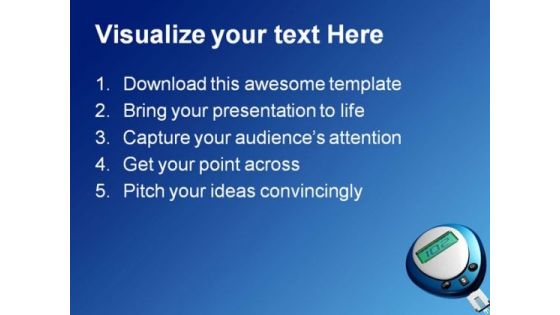 Glauco Meter Medical PowerPoint Background And Template 1210