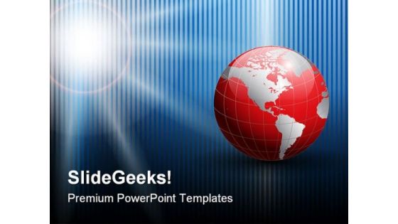 Global Abstract Business PowerPoint Template 0810