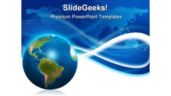 Global Abstract Business PowerPoint Template 0910