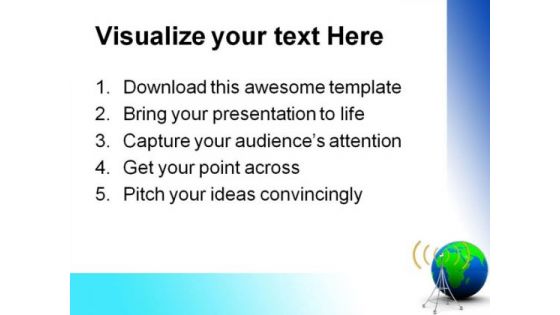 Global Broadcasting Communication PowerPoint Templates And PowerPoint Backgrounds 0211