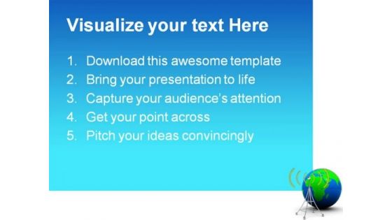Global Broadcasting Communication PowerPoint Templates And PowerPoint Backgrounds 0211