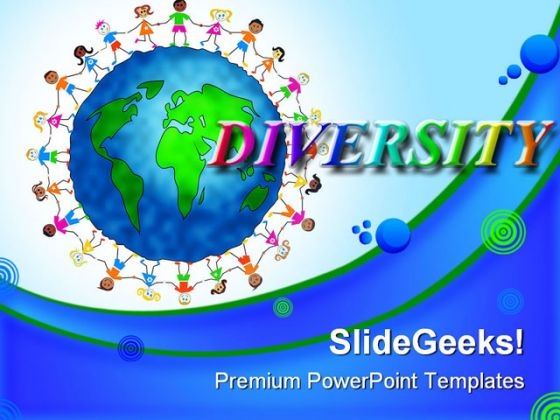 Global Kids Diversity Children PowerPoint Templates And PowerPoint Backgrounds 0311