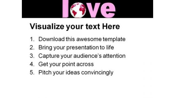 Global Love Abstract PowerPoint Templates And PowerPoint Backgrounds 0711
