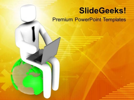 Global Networking Concept PowerPoint Templates Ppt Backgrounds For Slides 0713