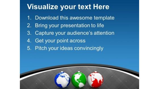 Global Ornaments Christmas Abstract PowerPoint Templates Ppt Backgrounds For Slides 1112