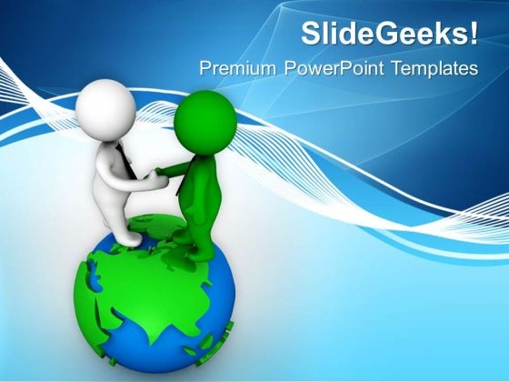 Global Partnership Business Concept PowerPoint Templates Ppt Backgrounds For Slides 0613