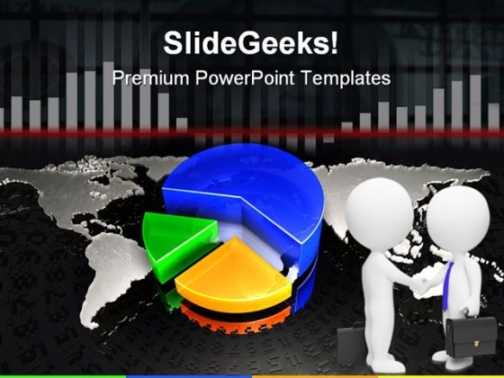 Global Pie Chart Business PowerPoint Templates And PowerPoint Backgrounds 0611