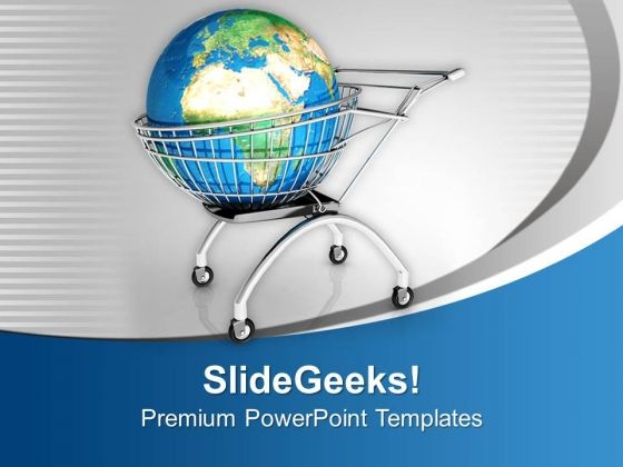 Global Shopping And Marketing Concept PowerPoint Templates Ppt Backgrounds For Slides 0413