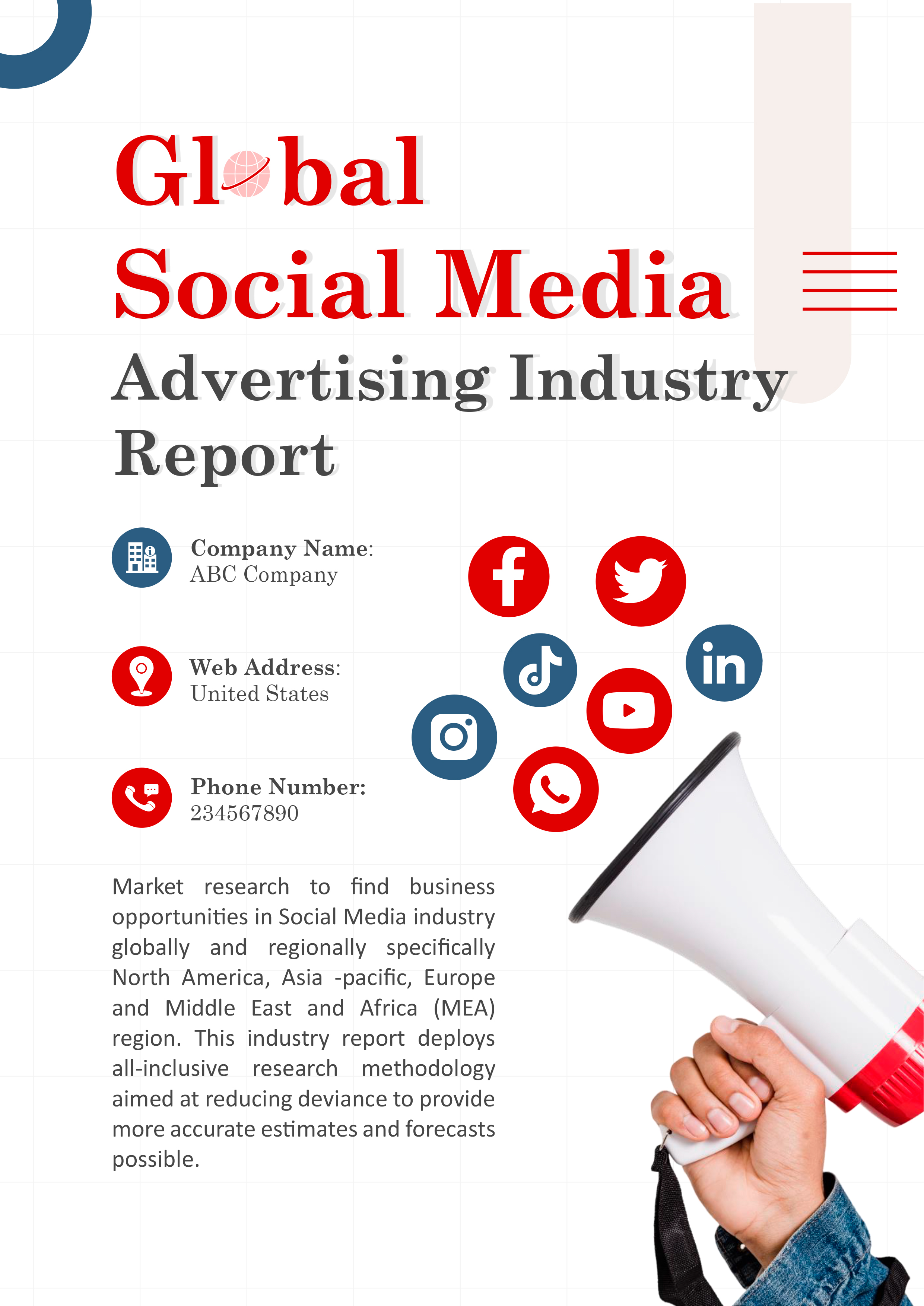 Global Social Media Advertising Industry Report Pdf Word Document