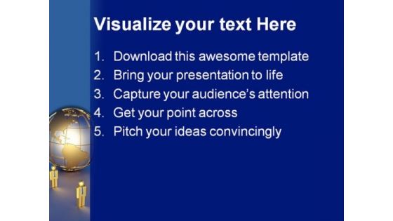 Global Team Business PowerPoint Templates And PowerPoint Backgrounds 0711