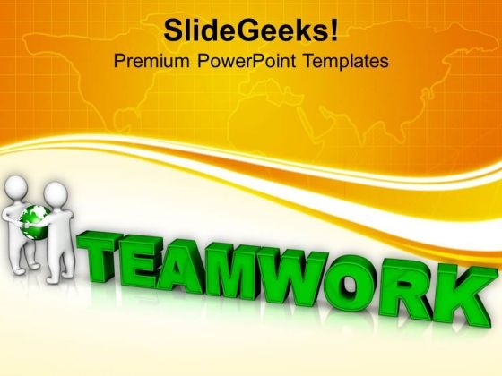 Global Teamwork Concept Image PowerPoint Templates Ppt Backgrounds For Slides 0813