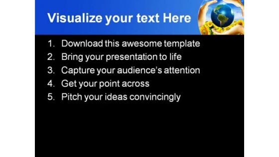 Global Unity Nature PowerPoint Template 0610