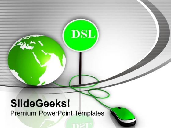 Global Virus Protection By Dsl PowerPoint Templates Ppt Backgrounds For Slides 0313