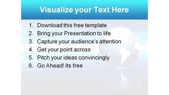 Globe PowerPoint Template