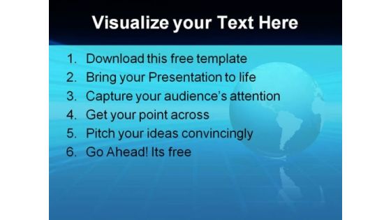 Globe PowerPoint Template