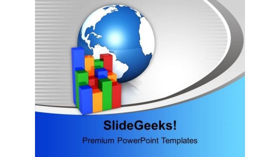 Globe And Global Financial Economy Business PowerPoint Templates Ppt Backgrounds For Slides 1212