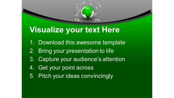 Globe With Money Business PowerPoint Templates And PowerPoint Themes 1012
