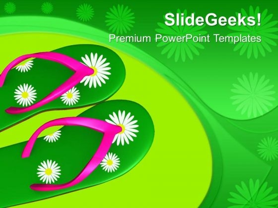 Go For Beach Holiday And Enjoy PowerPoint Templates Ppt Backgrounds For Slides 0613