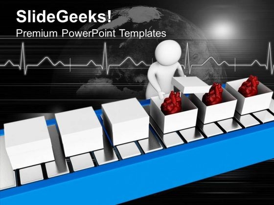 Go For Heart Transplant PowerPoint Templates Ppt Backgrounds For Slides 0713
