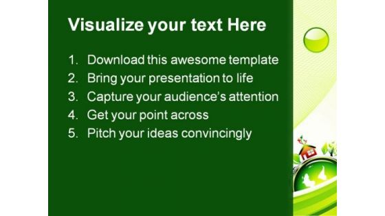 Go Green Environment Nature PowerPoint Templates And PowerPoint Backgrounds 0611