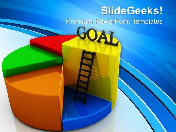 Goal Pie Chart Concept Business PowerPoint Templates And PowerPoint Themes 0612