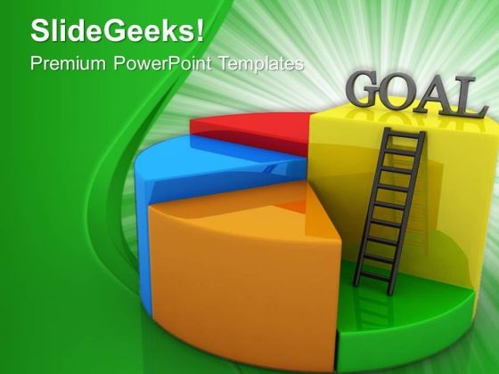 Goal Pie Chat Concept Marketing PowerPoint Templates And PowerPoint Themes 0712