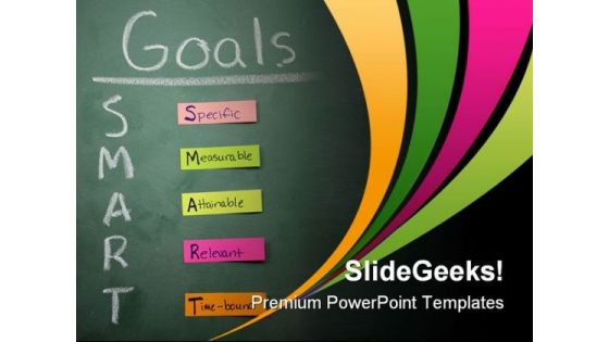 Goals Business PowerPoint Template 0610