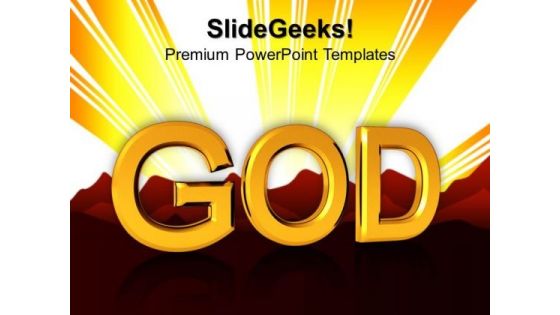 God Faith PowerPoint Templates And PowerPoint Themes 0912