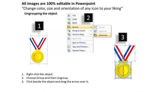Gold Medal Winners Podium PowerPoint Slides And Ppt Diagram Templates