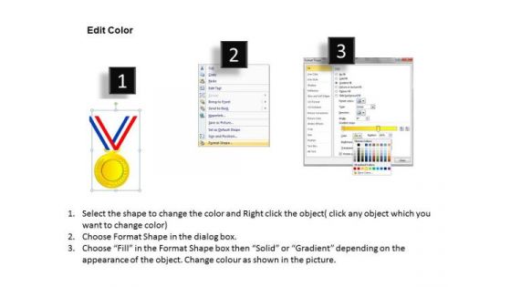 Gold Medal Winners Podium PowerPoint Slides And Ppt Diagram Templates